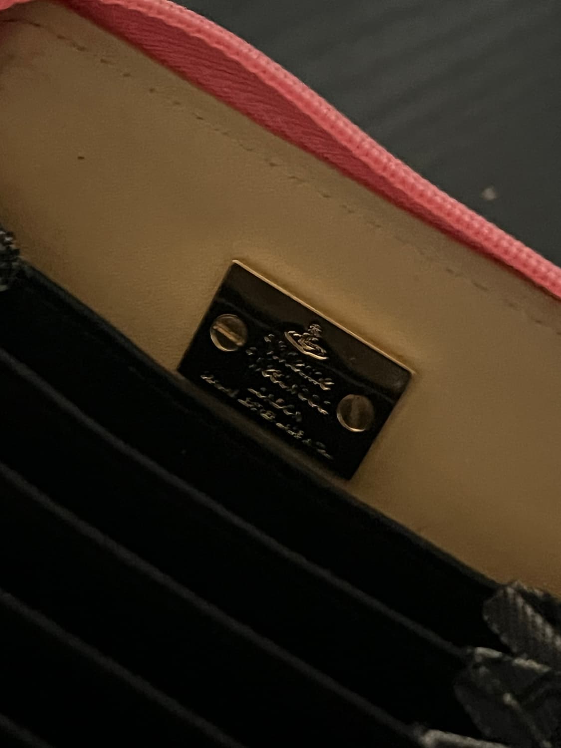 비비안 웨스트우드 코랄핑크 카드지갑  상품이미지6