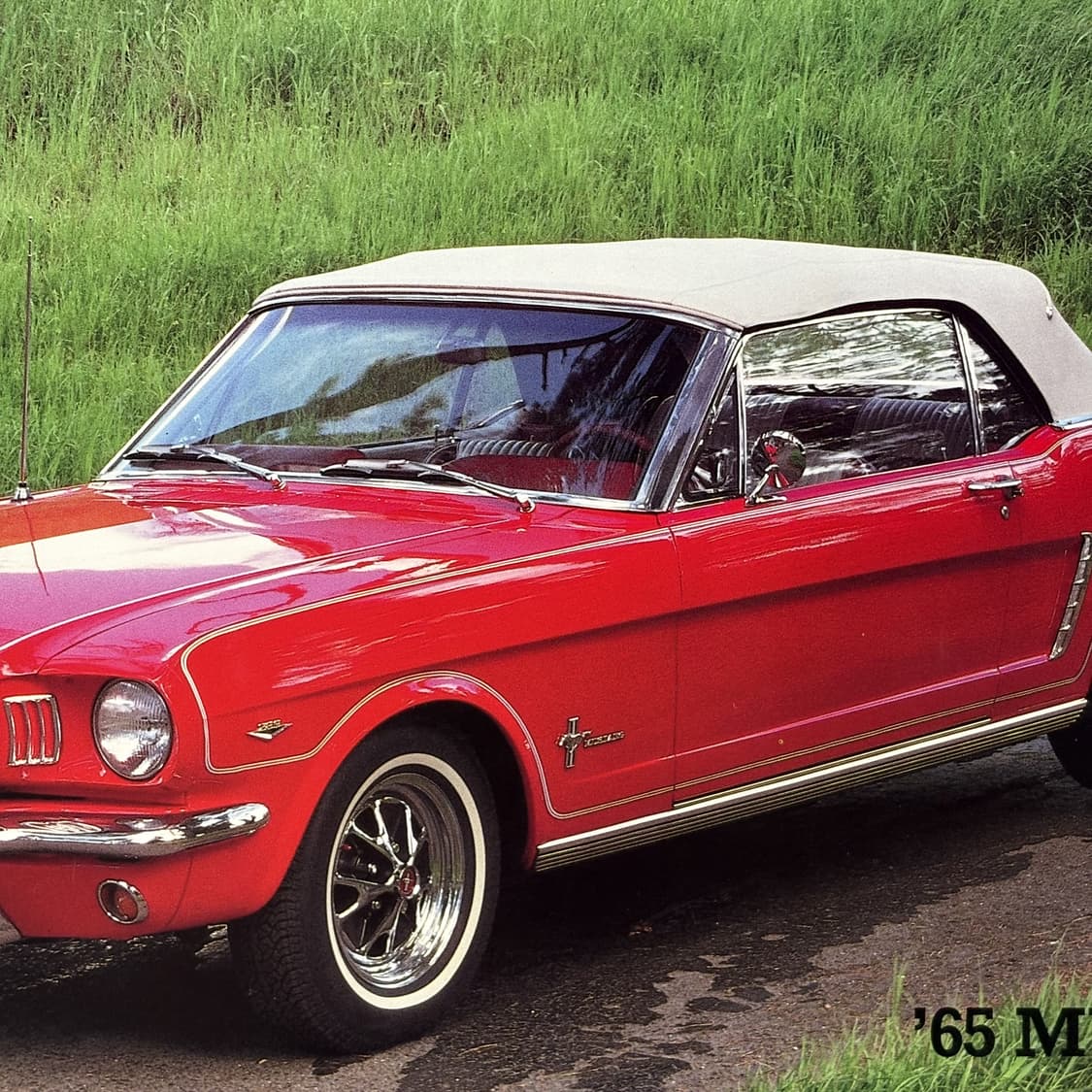 포드 머스탱 빈티지 포스터 (액자포함) 상품이미지3