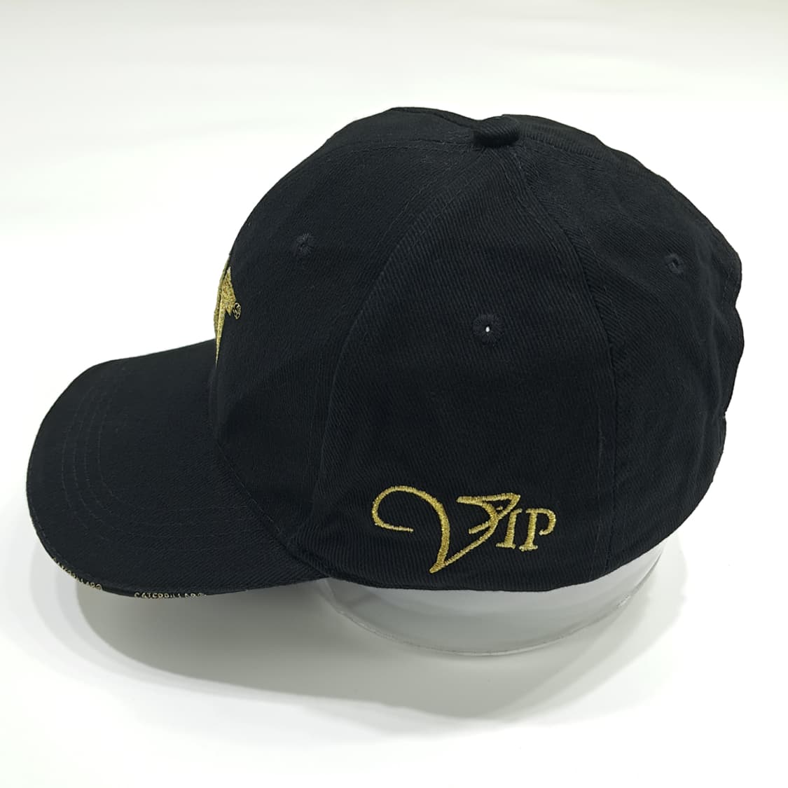 레어 빈티지 CAT VIP Gold 자수 블랙 볼캡 P1340 상품이미지4