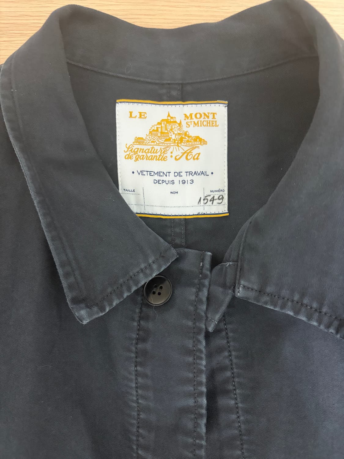 (52, xl)르몽생미셸 몰스킨 워시드블랙 상품이미지3