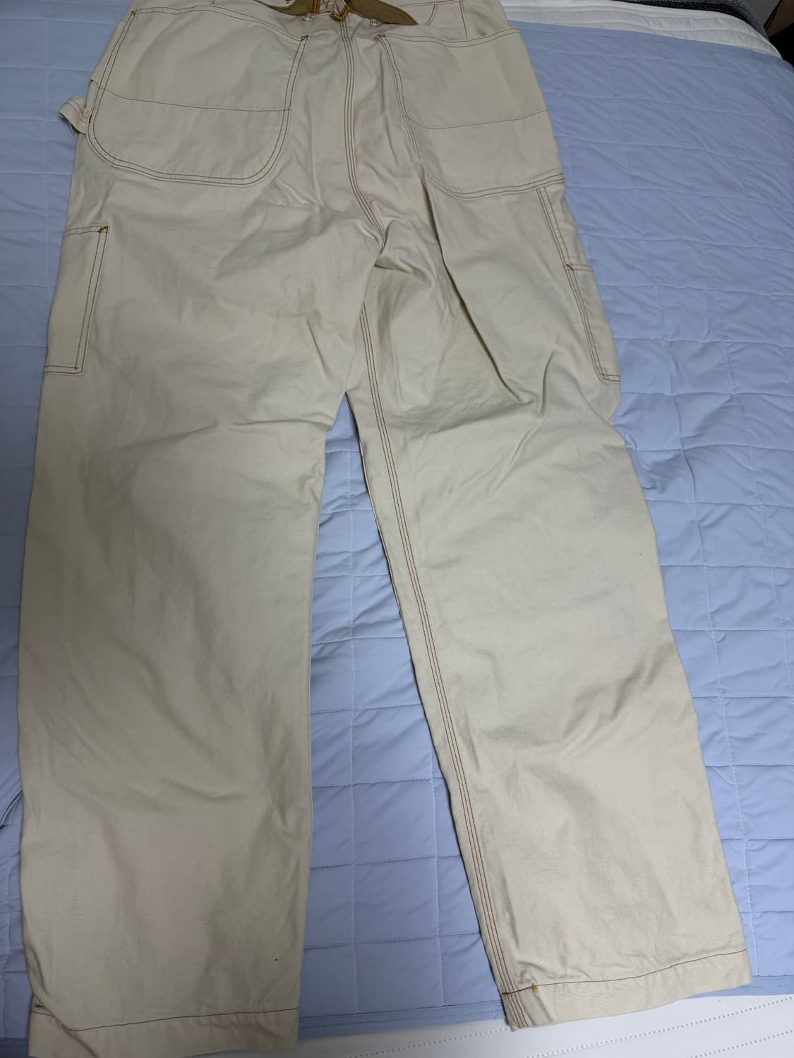 캐피탈 씬 캔버스 럼버 팬츠 키나리 4사이즈 상품이미지4