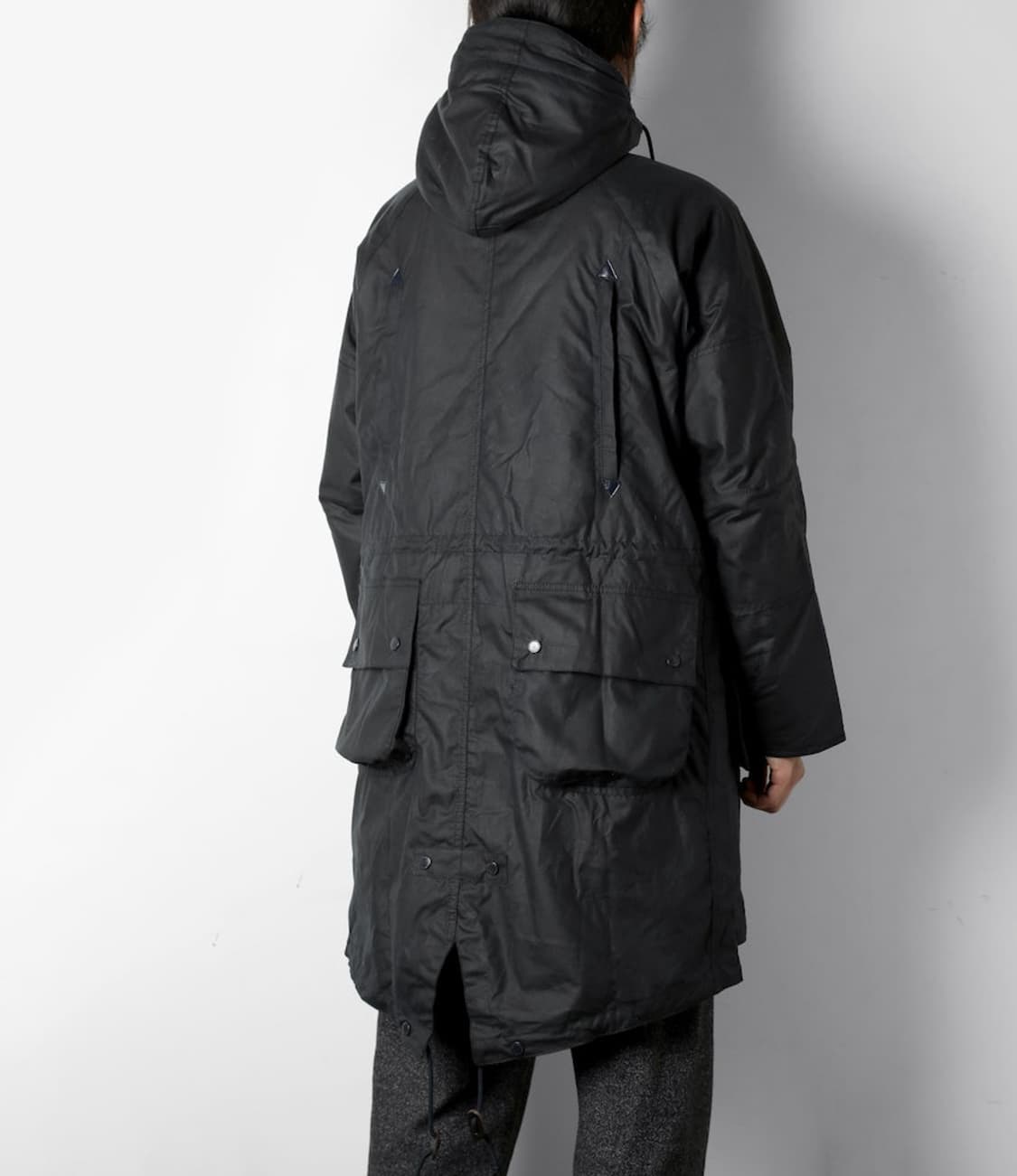 바버 x 엔지니어가먼츠 하이랜드파카 xl 판매합니다 상품이미지2