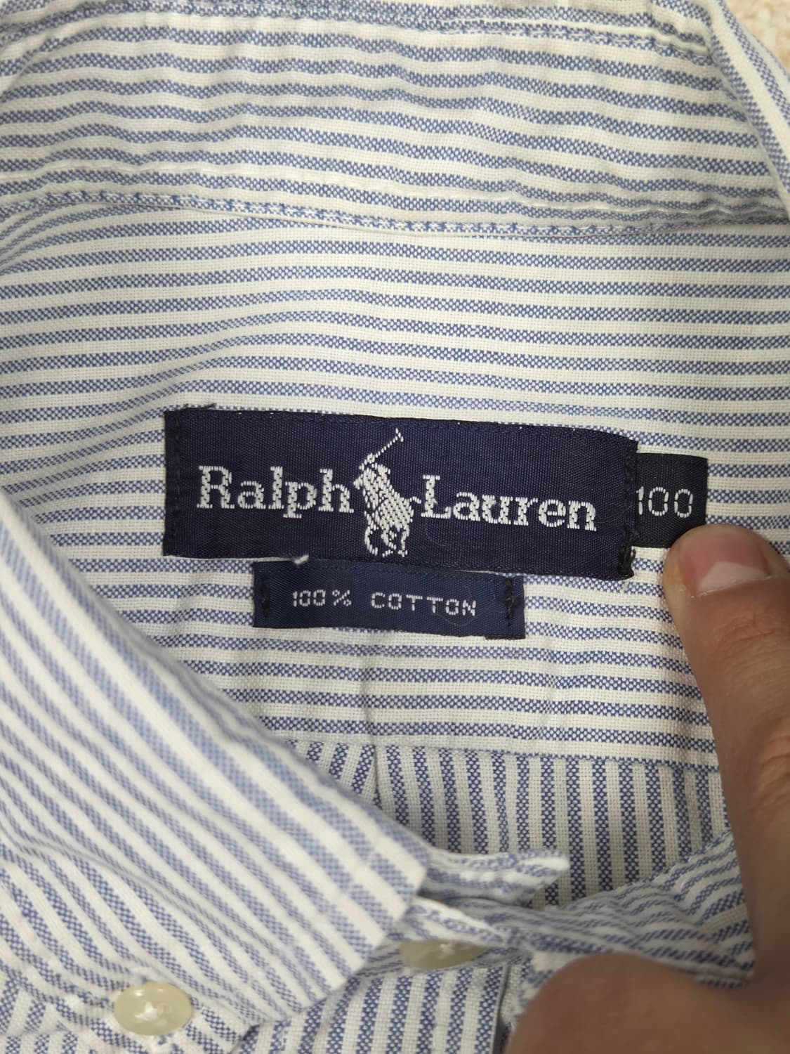 [폴로 랄프로렌] 멀티 포니 스트라이프 코튼 반팔 셔츠 | S00111 상품이미지3