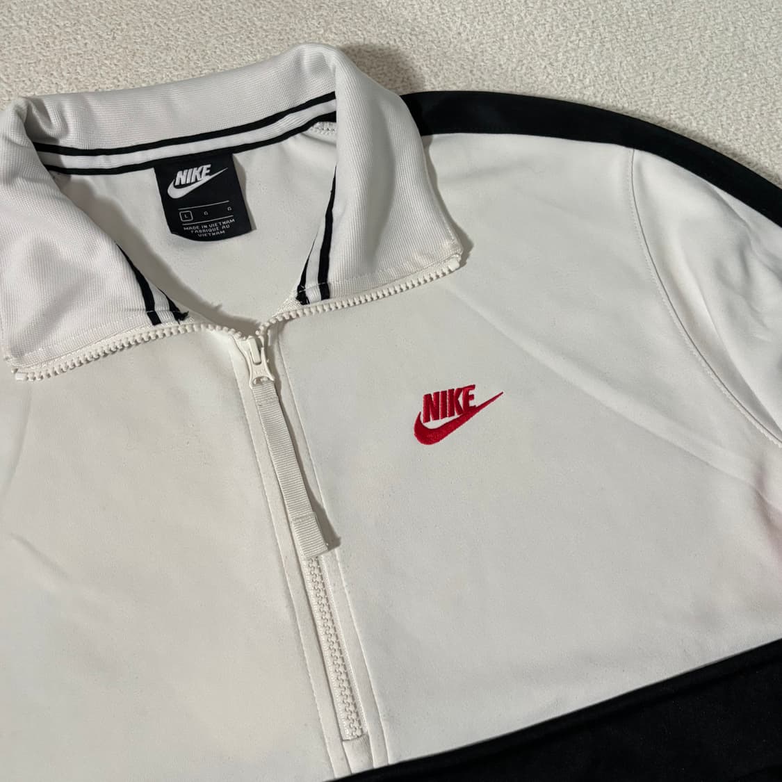 [L] 나이키 검흰 레드 포인트 져지 반집업 상품이미지2