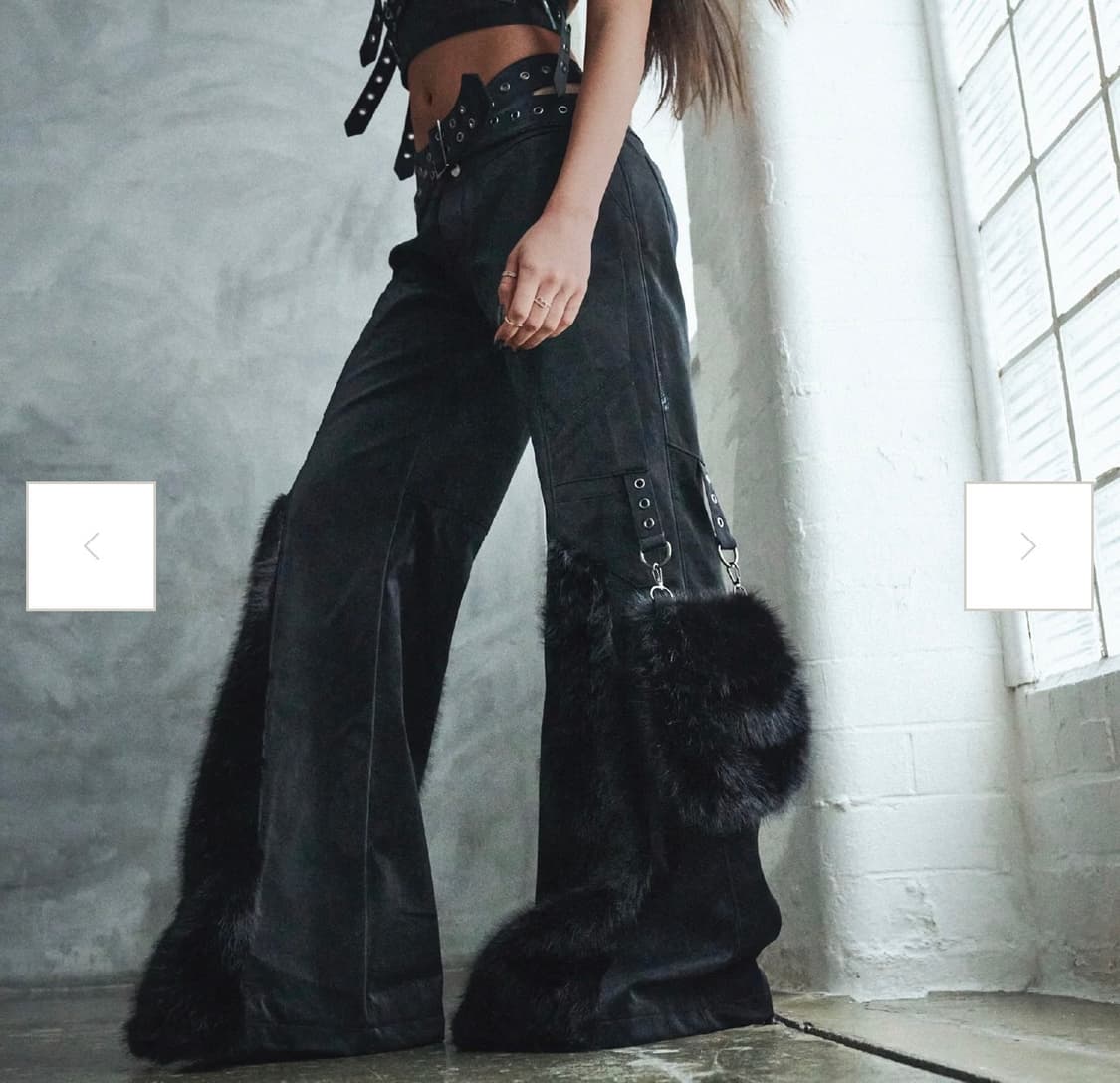 koi footwear fur buckle pants 상품이미지4