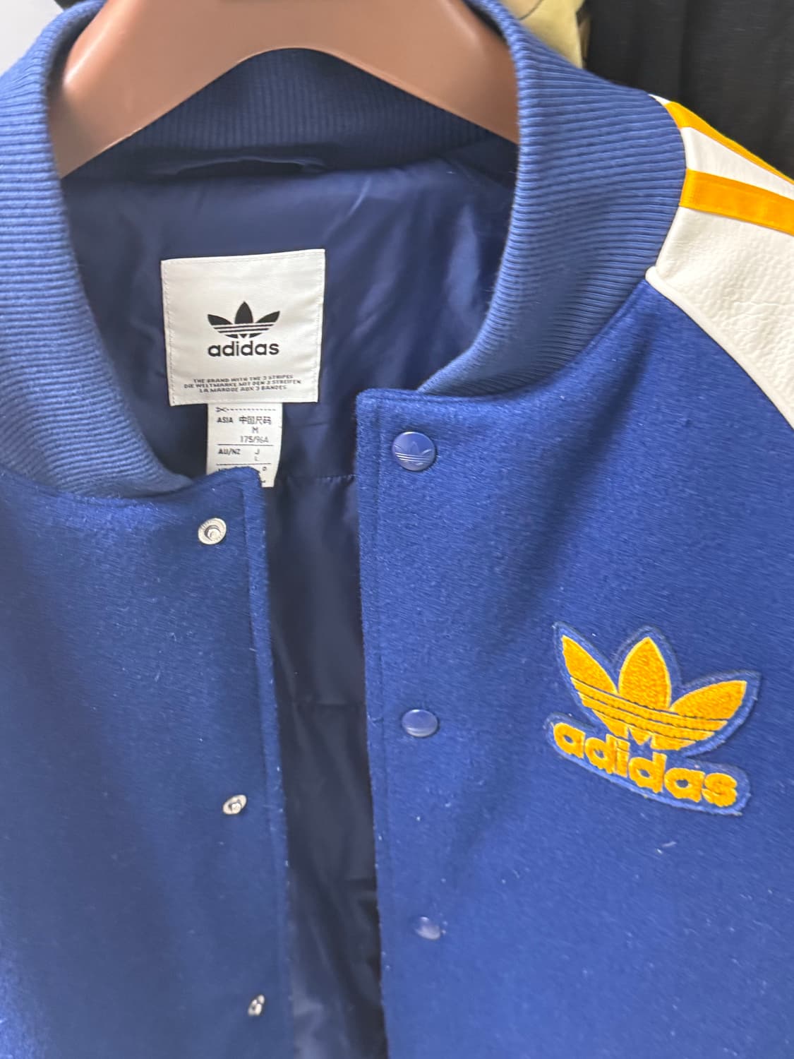 아디다스 sst 봄버 자켓 네이비 상품이미지3