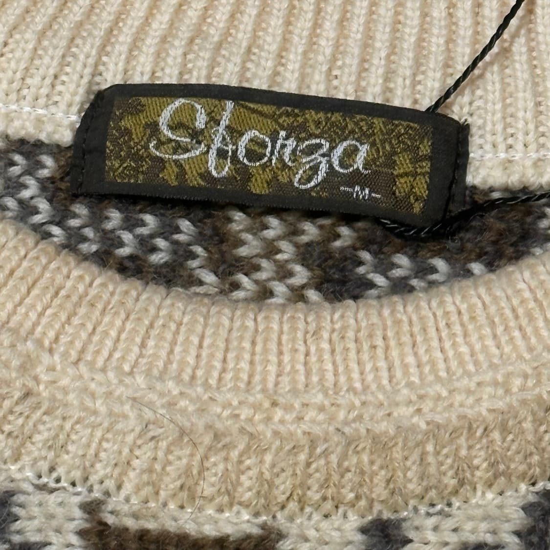 JPN 울 케이블 패턴 니트 상품이미지5