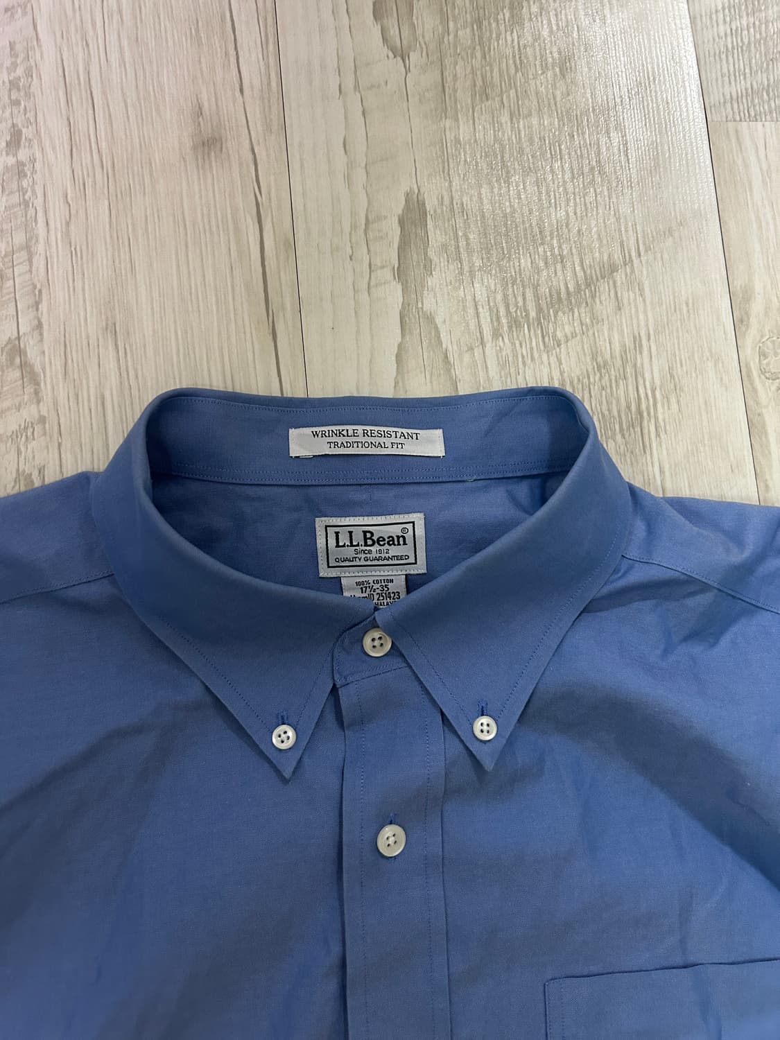 [17/2] LLBean 엘엘빈 블루 옥스포드 셔츠 상품이미지2