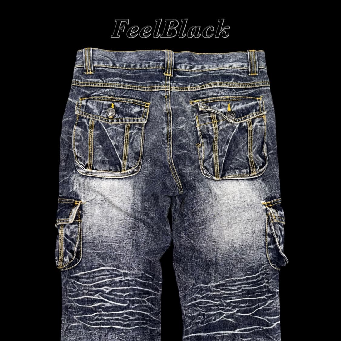 LOWBOX vintage cargo flare denim  상품이미지6