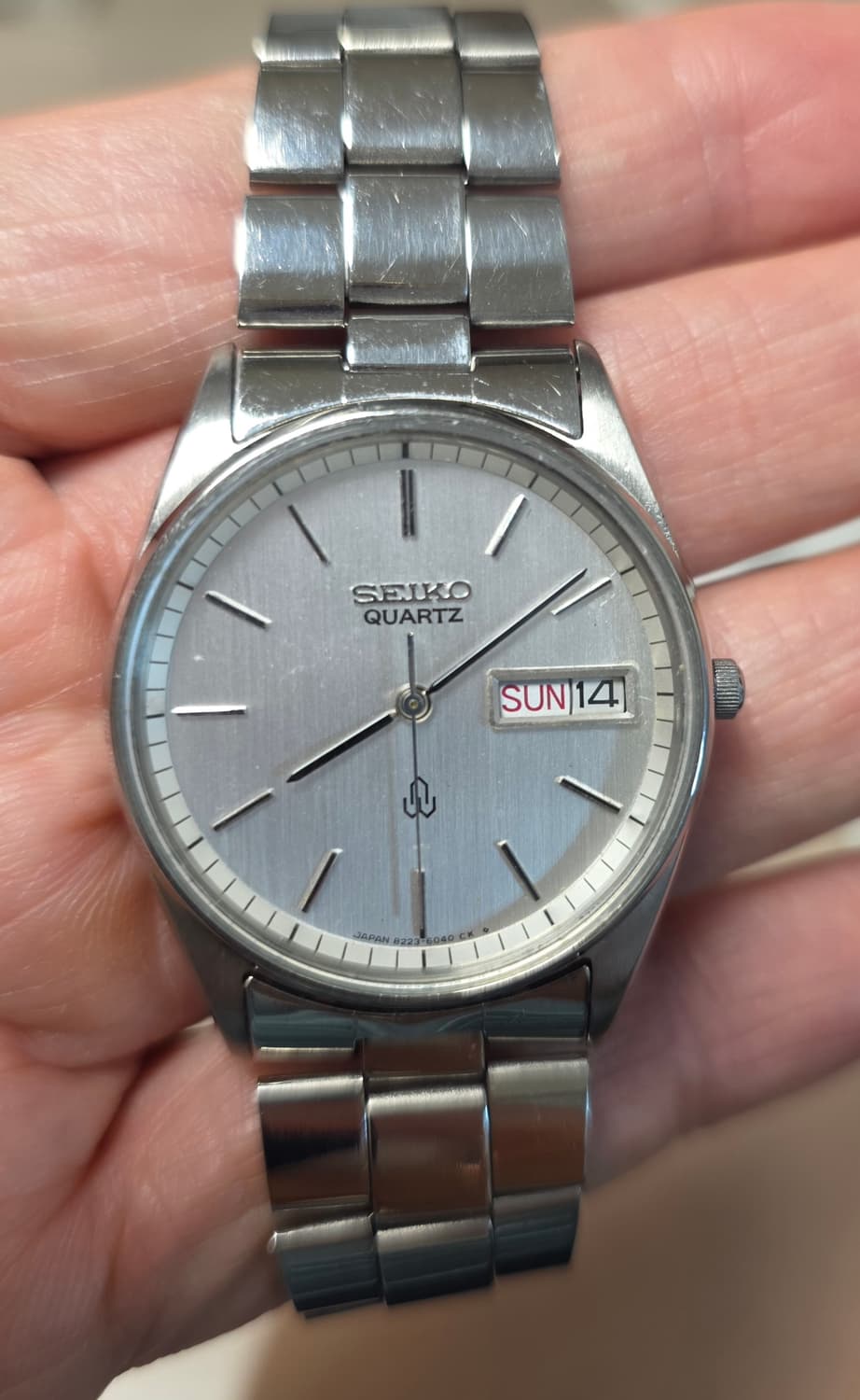 세이코 (SEIKO) 빈티지 8223-6021 쿼츠 시계(여유줄+박스) 상품이미지6