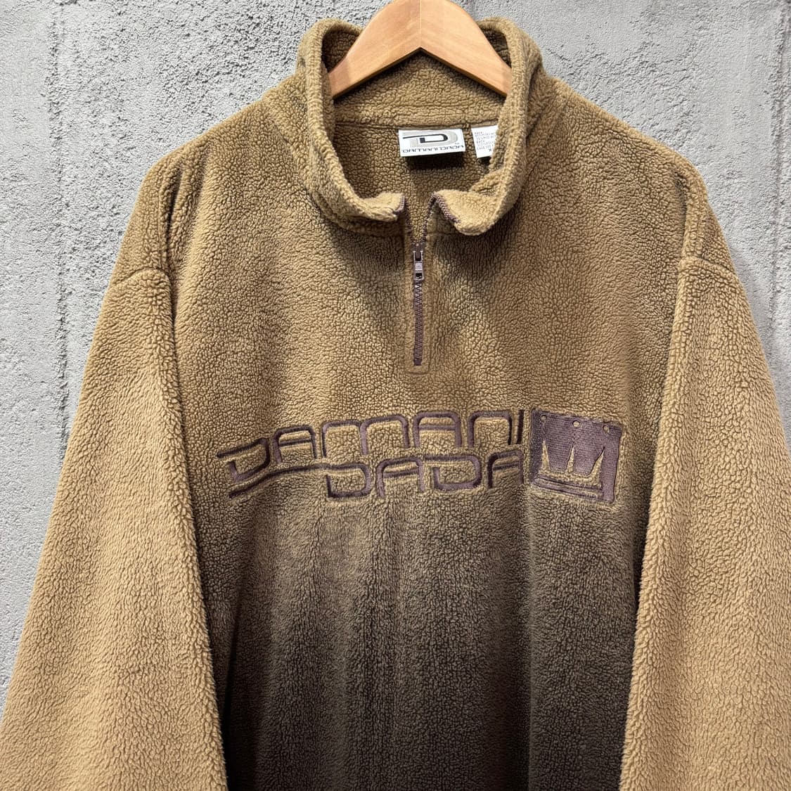 90s 다마니 다다 반집업 후리스 (2XL)   상품이미지3