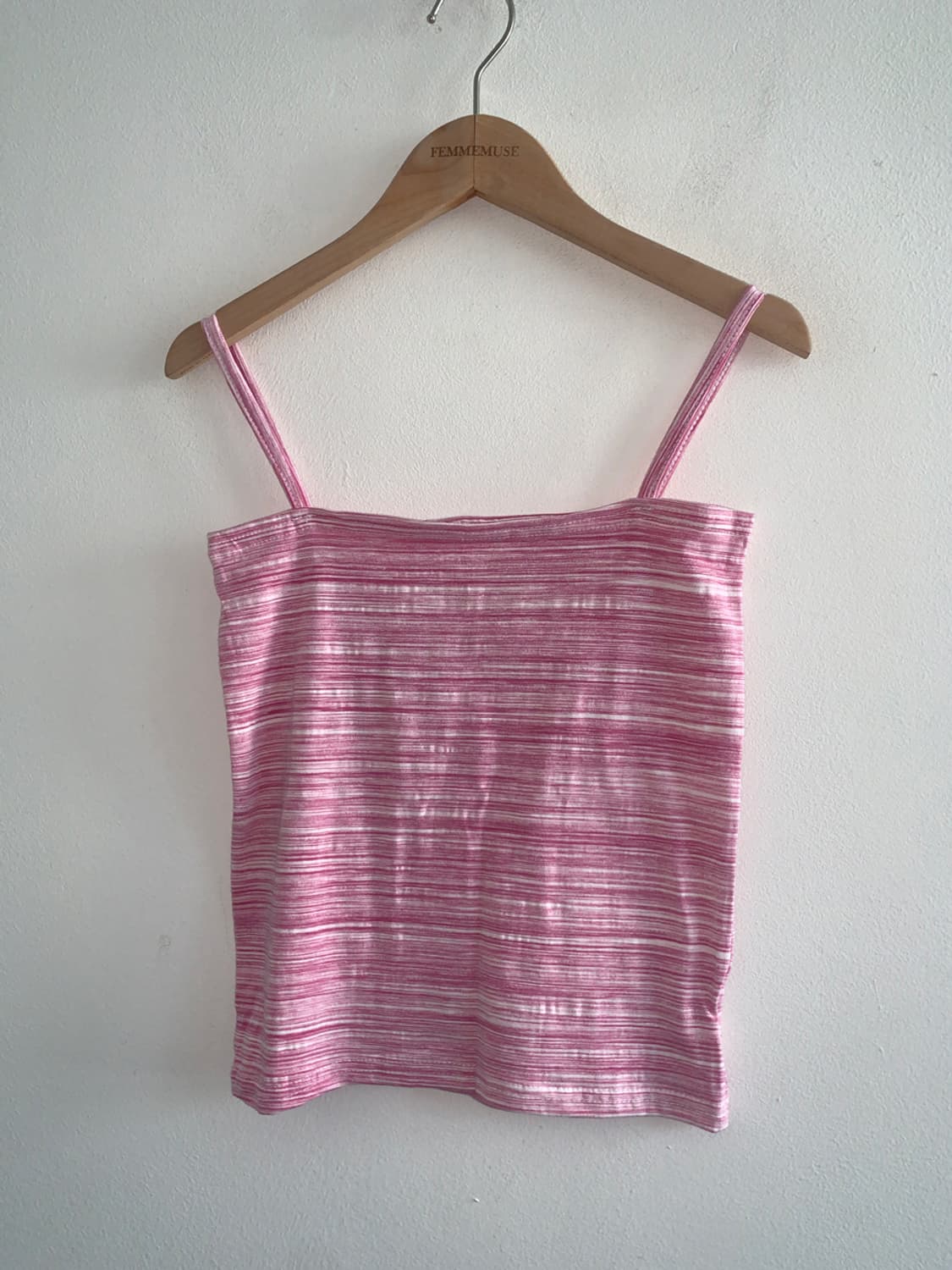 Stripe sleeveless top(pink) 상품이미지2