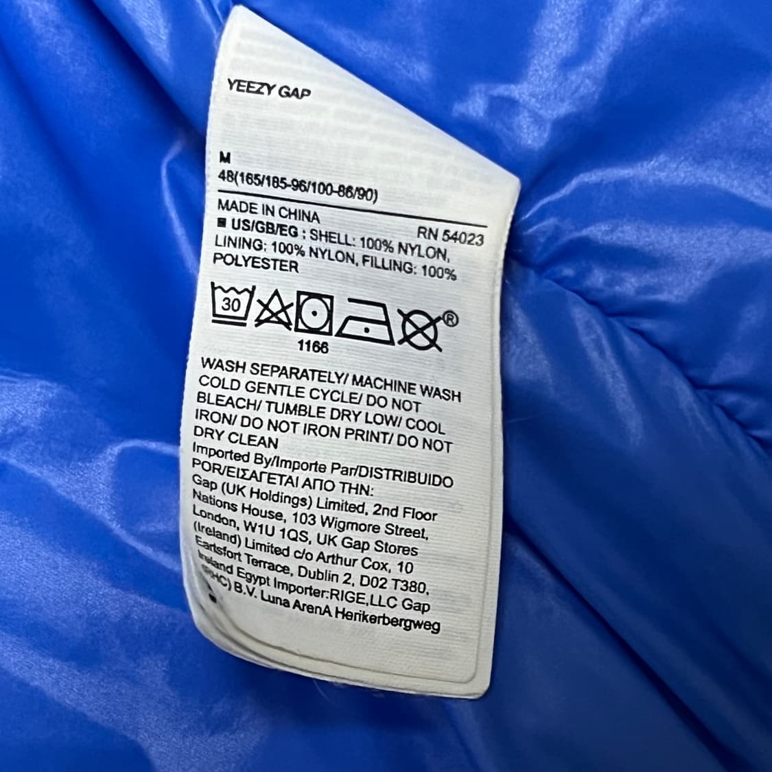 이지 갭 라운드 자켓 블루 M 상품이미지4