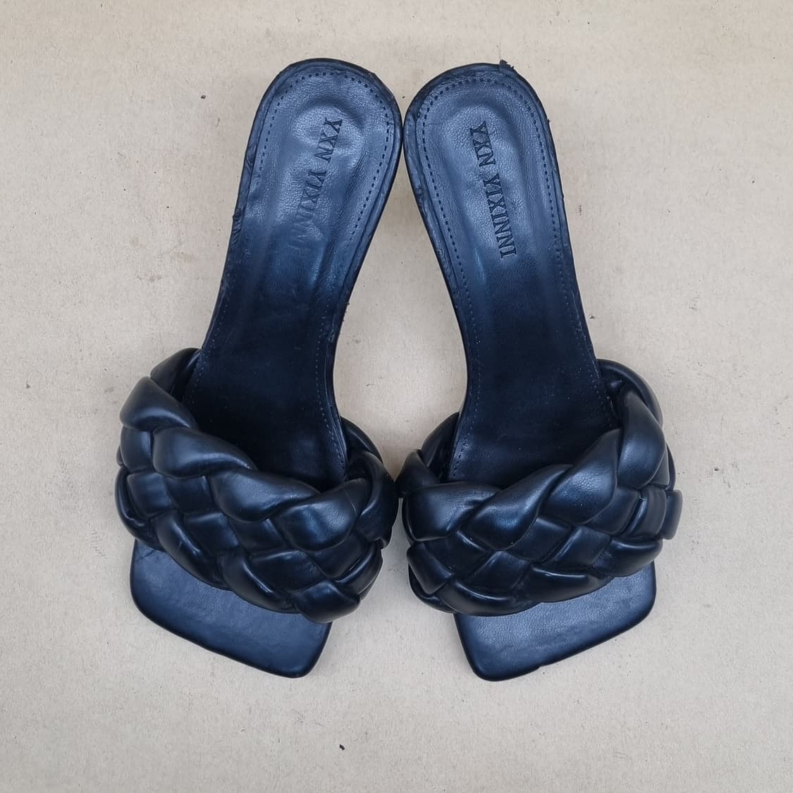 YXN YIXINNI 여성 힐 슬리퍼36 230 굽8 상품이미지2