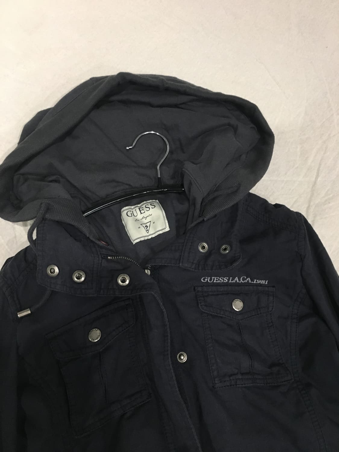 게스 자수 후드자켓 상품이미지4