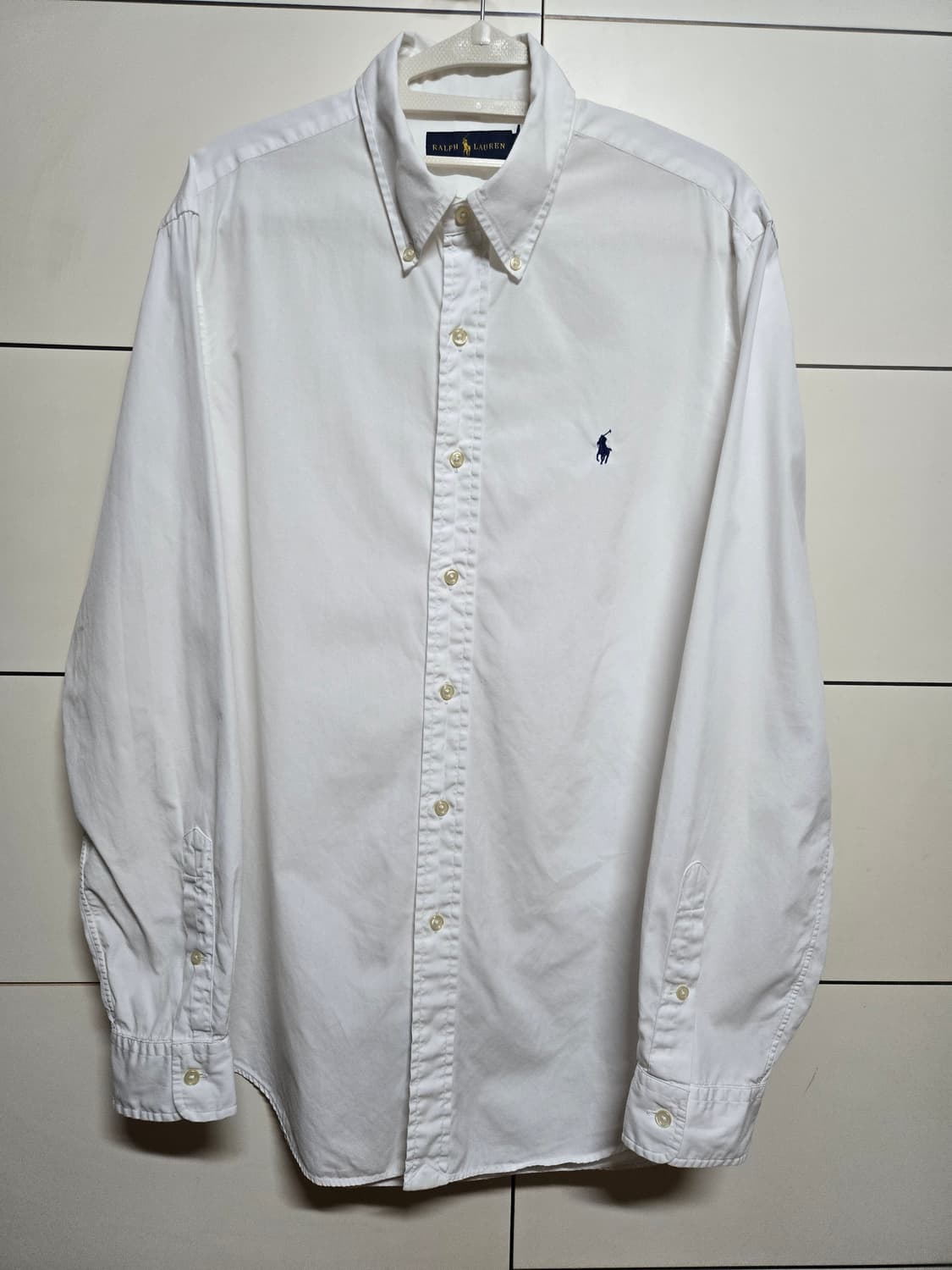 폴로 랄프로렌 남성 화이트 셔츠(L사이즈) 상품이미지1