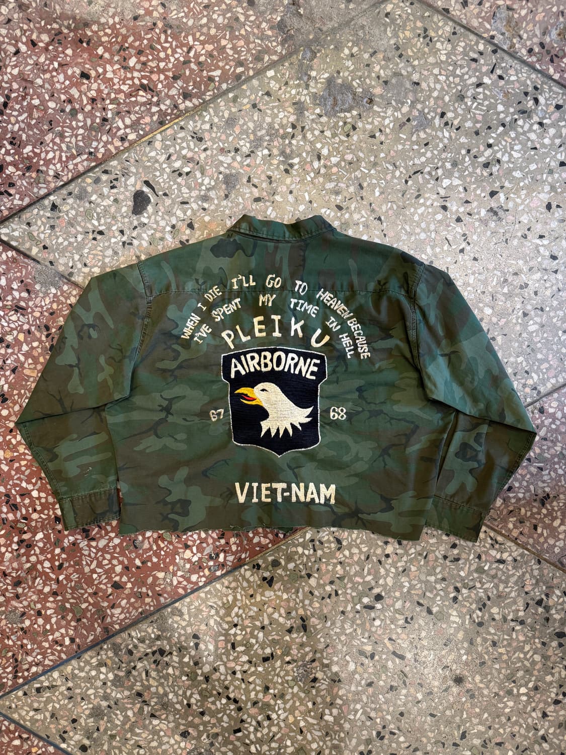 70s Airborne 베트남 수베니어 자켓 (40) 상품이미지1