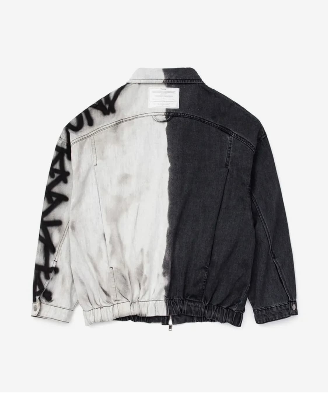 블랙블론드 비비디 디비전 엠티 로고 집업 데님 자켓 (블랙) 상품이미지2