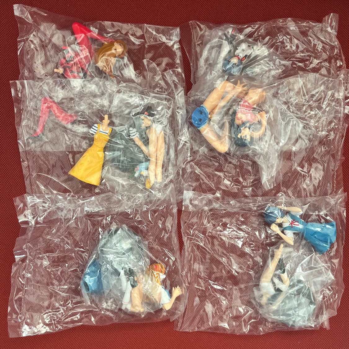 개당판매/미개봉) 고전 에반게리온 피규어 아스카 레이 미사토 6종 상품이미지2