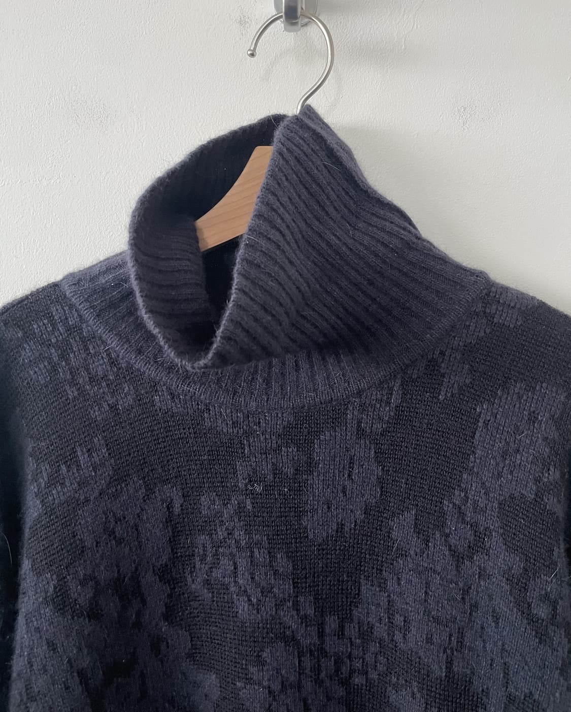 vintage flower turtleneck knit 상품이미지2