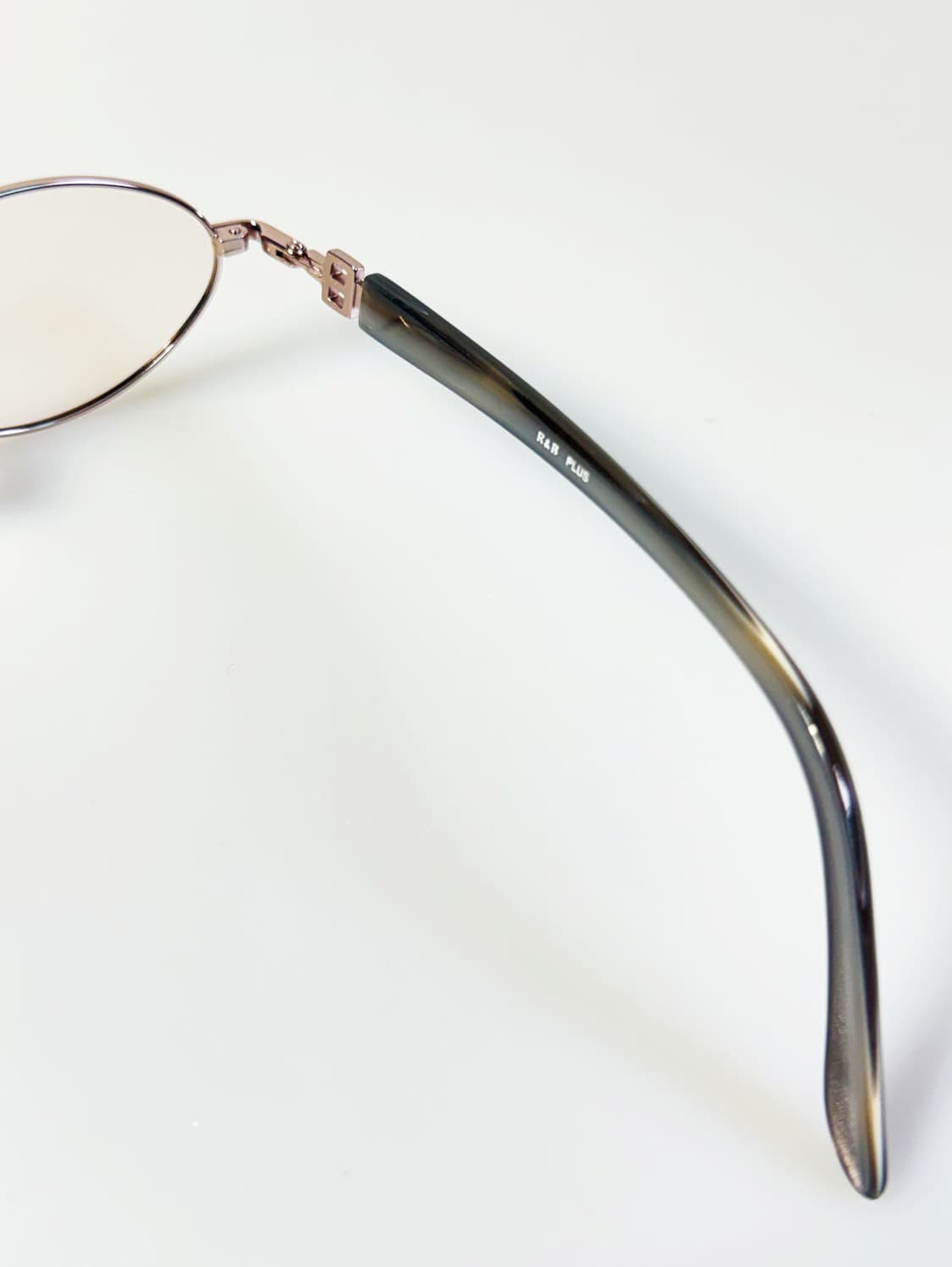 R&B EYEWEAR 골드 메탈 슬림 오벌 프레임 빈티지 안경 상품이미지6