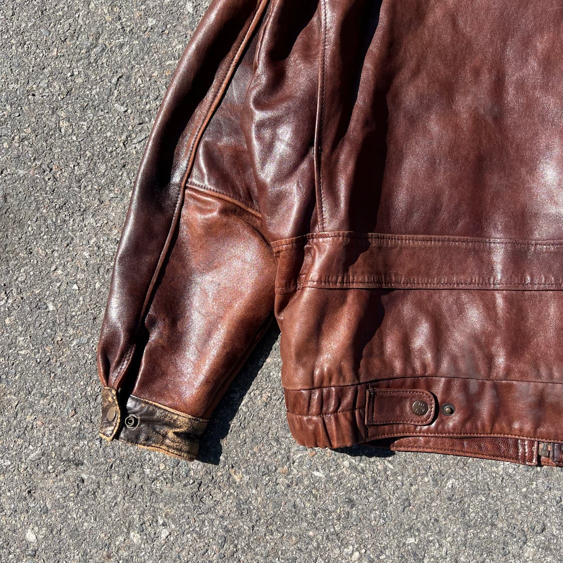 80‘s A-2 레더 플라이트 자켓 상품이미지8