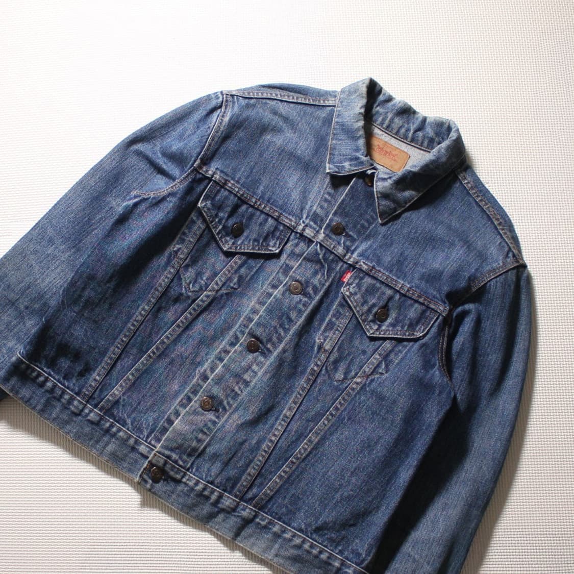 90's Levi’s 리바이스 타입3 트러커 데님 자켓 다크워싱 L035 상품이미지3