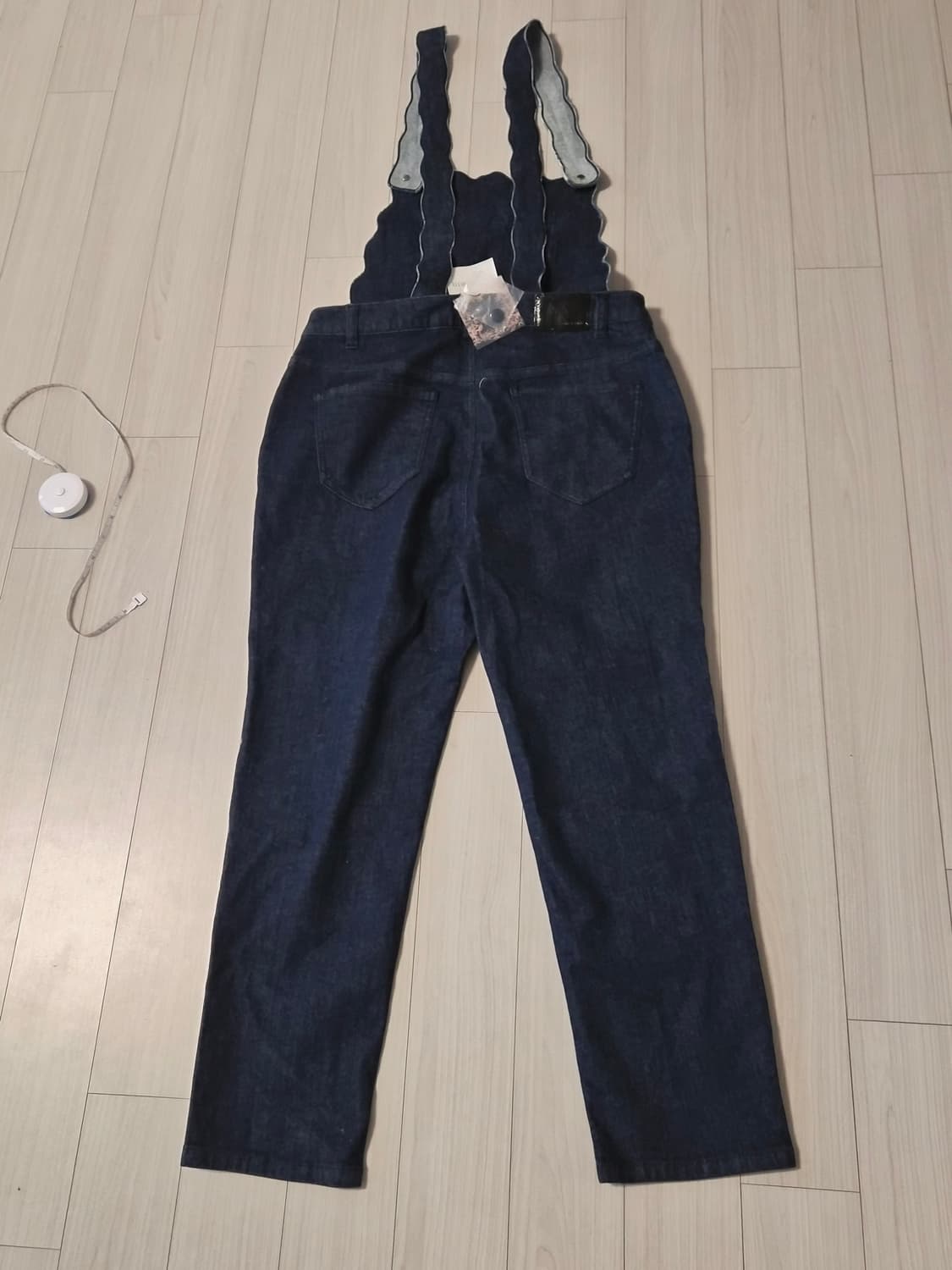 [새상품] 쥬시쥬디 스칼랩 데님 오버롤 점프수트 (90사이즈) 상품이미지2