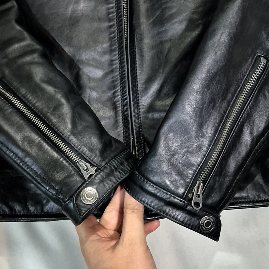 빈티지 라이더 가죽 자켓 상품이미지4