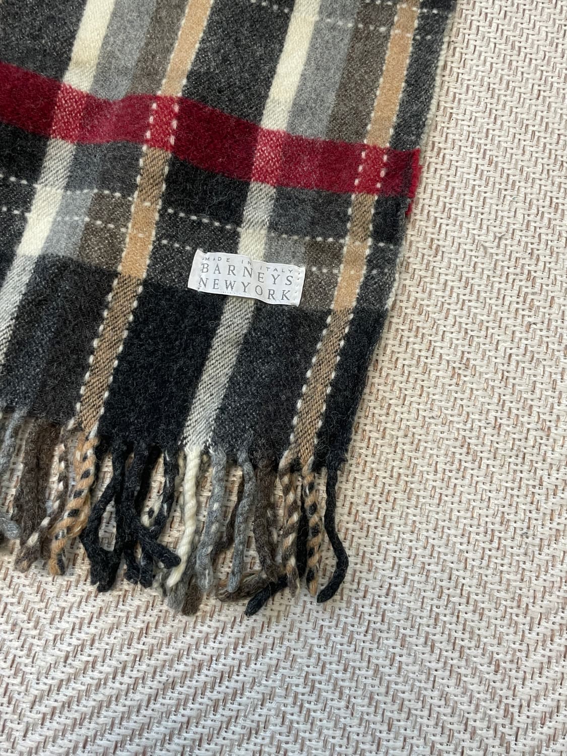 바니스 뉴옥 이태리 체크 머플러  J03952 상품이미지5