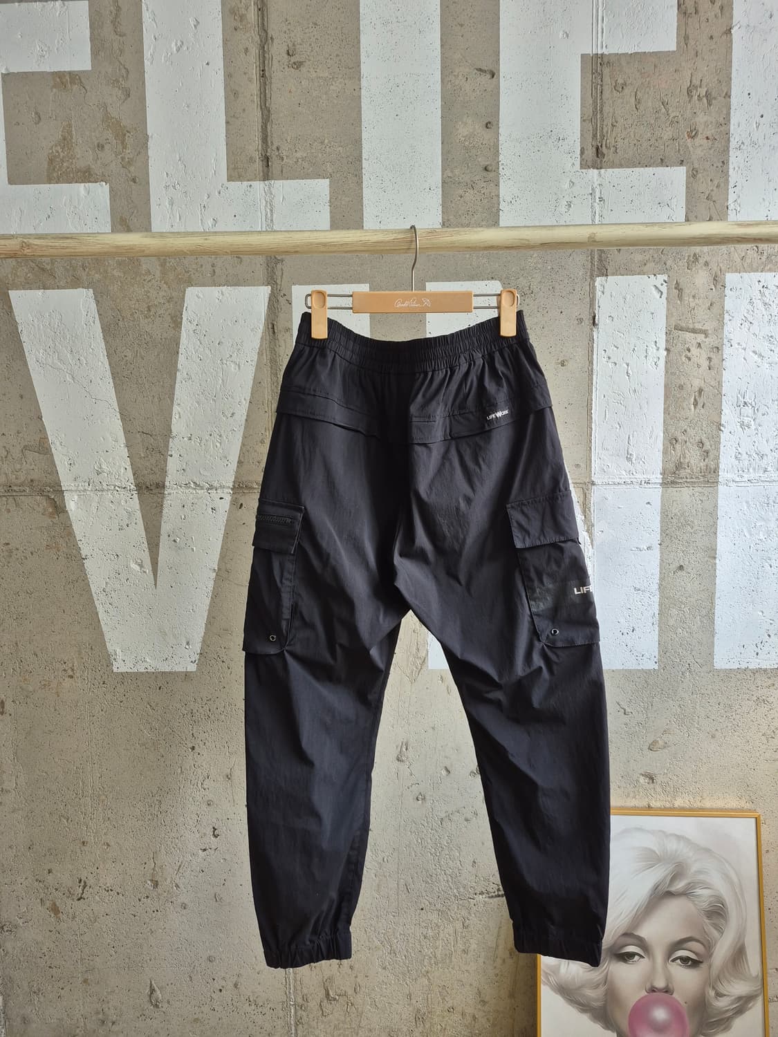 라이프워크 블랙 카고 조거팬츠 상품이미지3