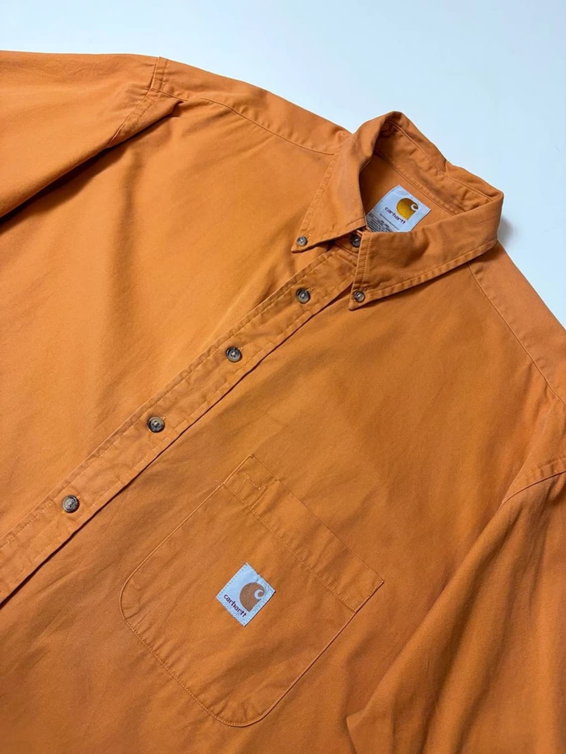 칼하트 버튼 다운 반팔 워크 셔츠 PN9209 상품이미지2