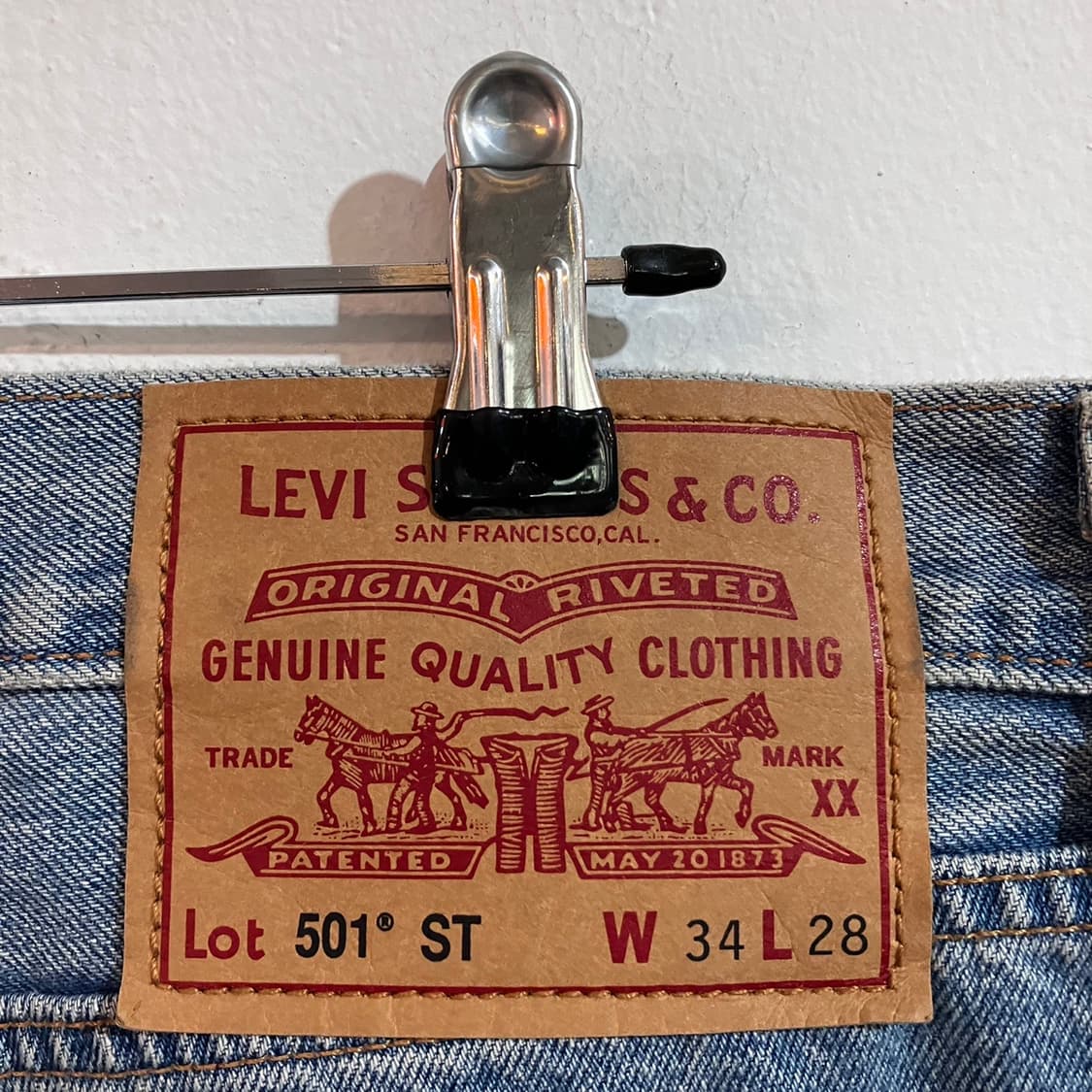 리바이스 501 LVC 사이드라인 데님팬츠 상품이미지6