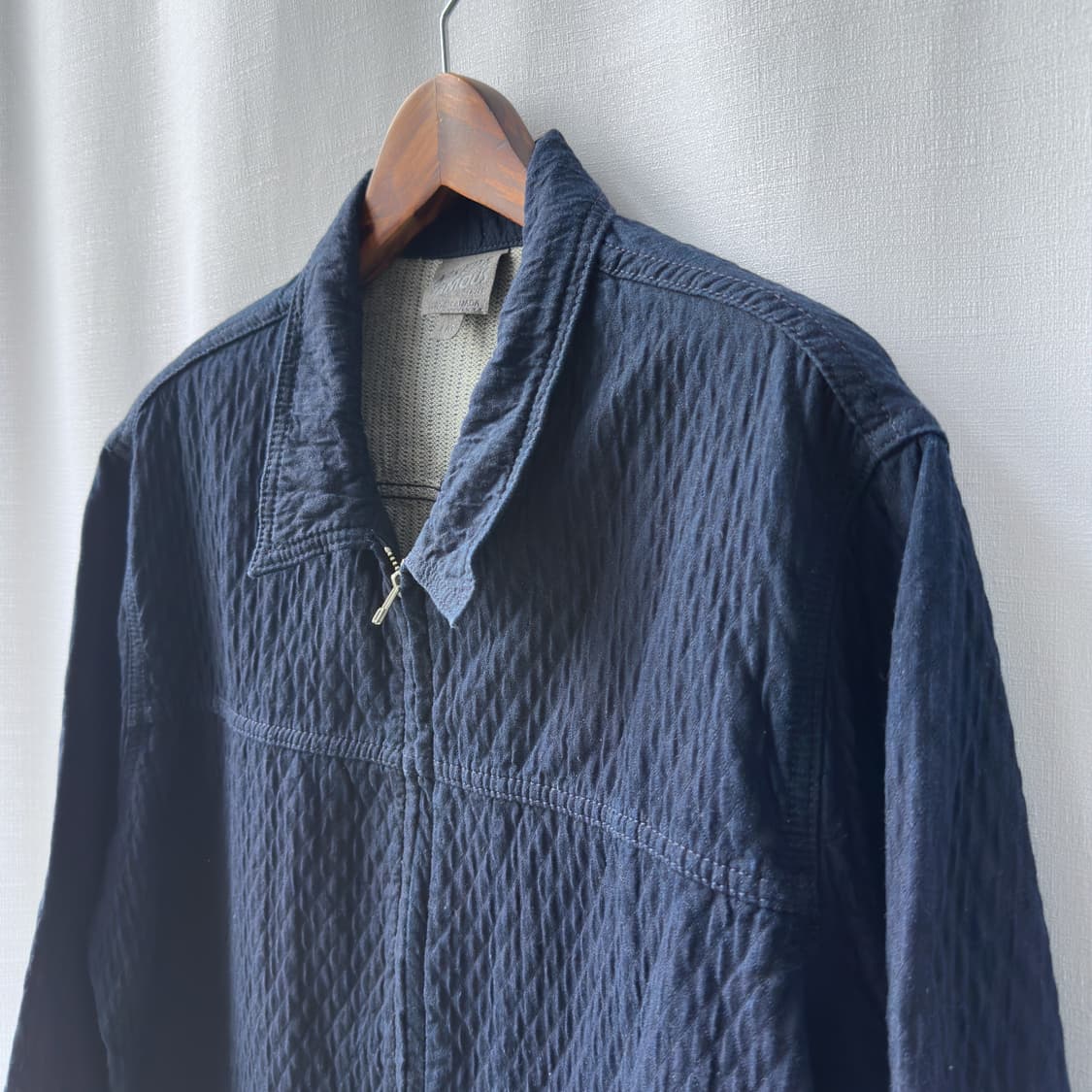 Naked & Famous 퀼티드 인디고 데님 블루종 자켓 L 상품이미지6