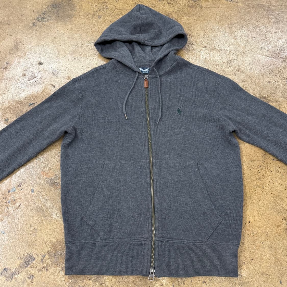 폴로 랄프로렌 그레이 후드집업  상품이미지3