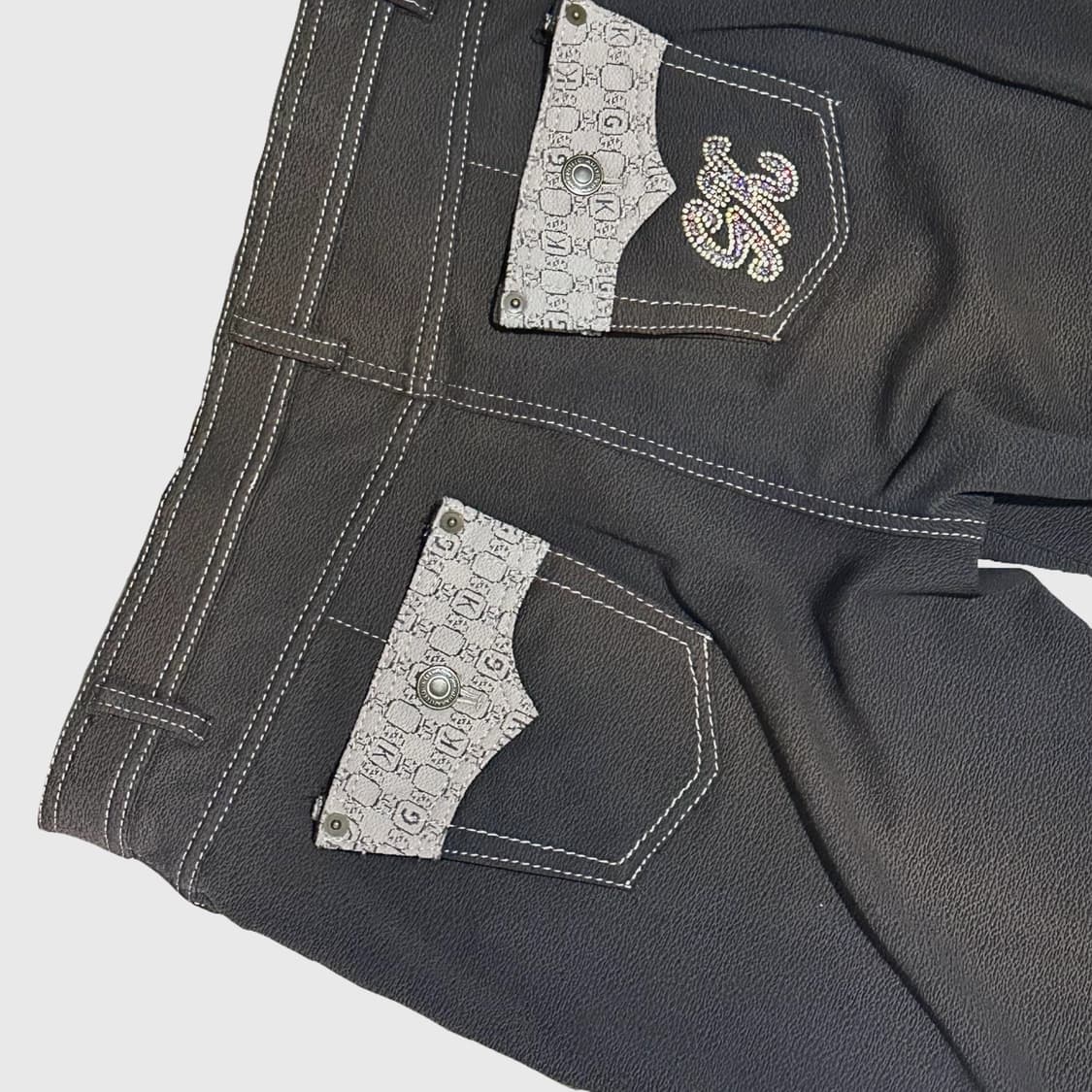 브라운 라인팬츠 상품이미지5