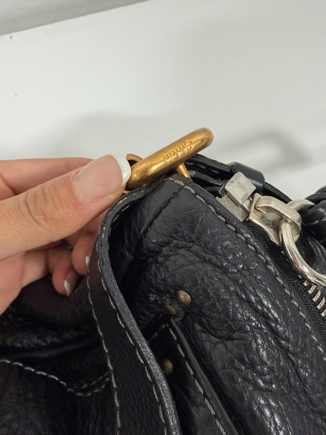 끌로에 패딩턴 자물쇠 백 블랙 상품이미지6