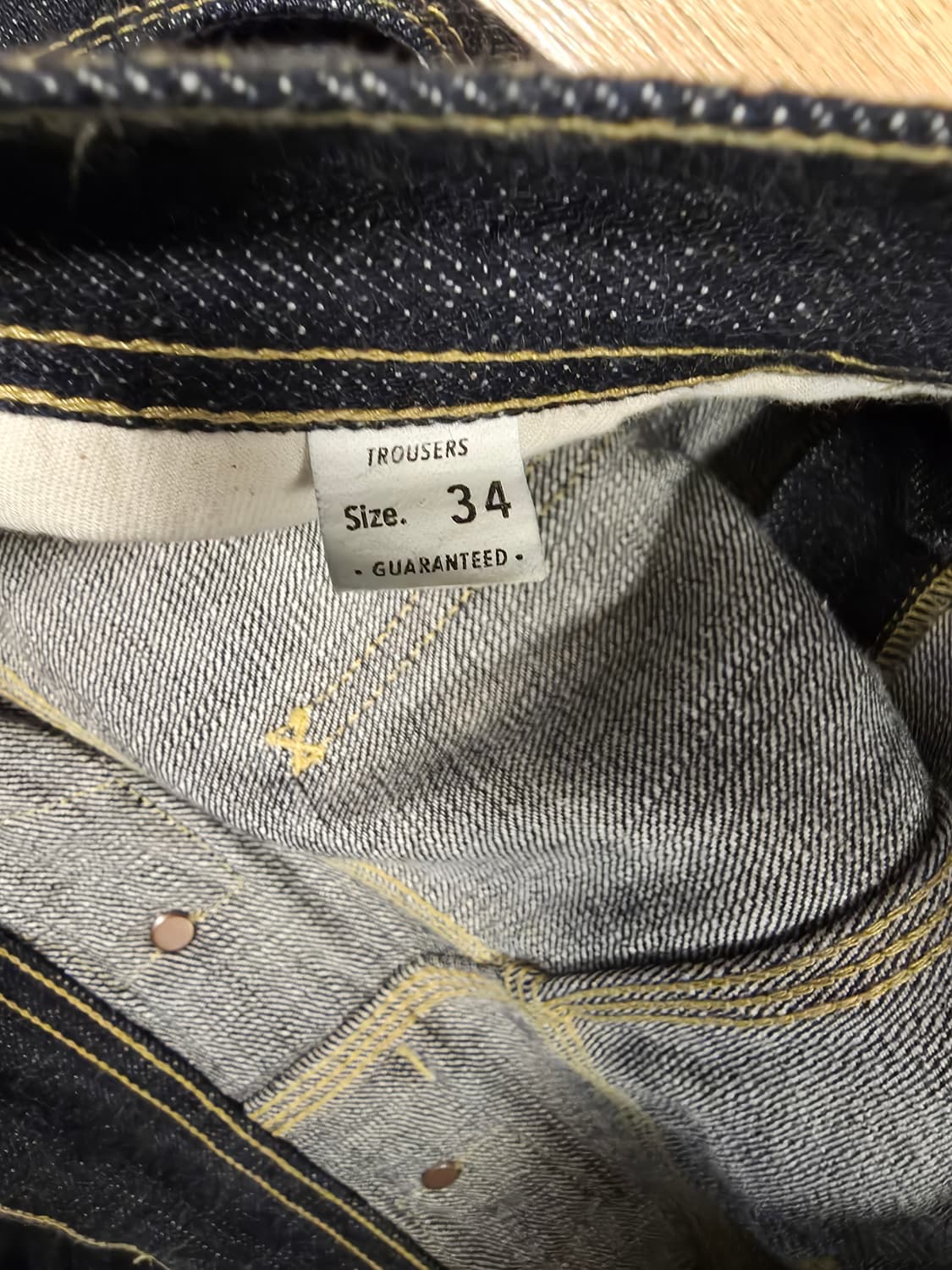 (34)트로피클로딩 1604 더트데님팬츠 신치백 셀비지 청바지 1605 상품이미지6