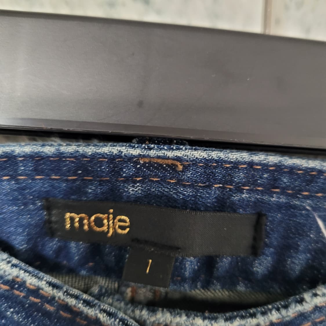 G394 [1] 마쥬 Maje 여성 데님 청바지 상품이미지2