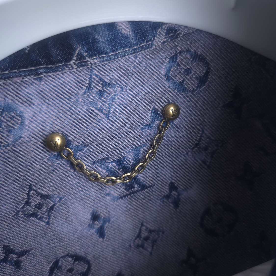 [정품/중고] 루이비통 프린지드 모노그램 데님 자켓 상품이미지4