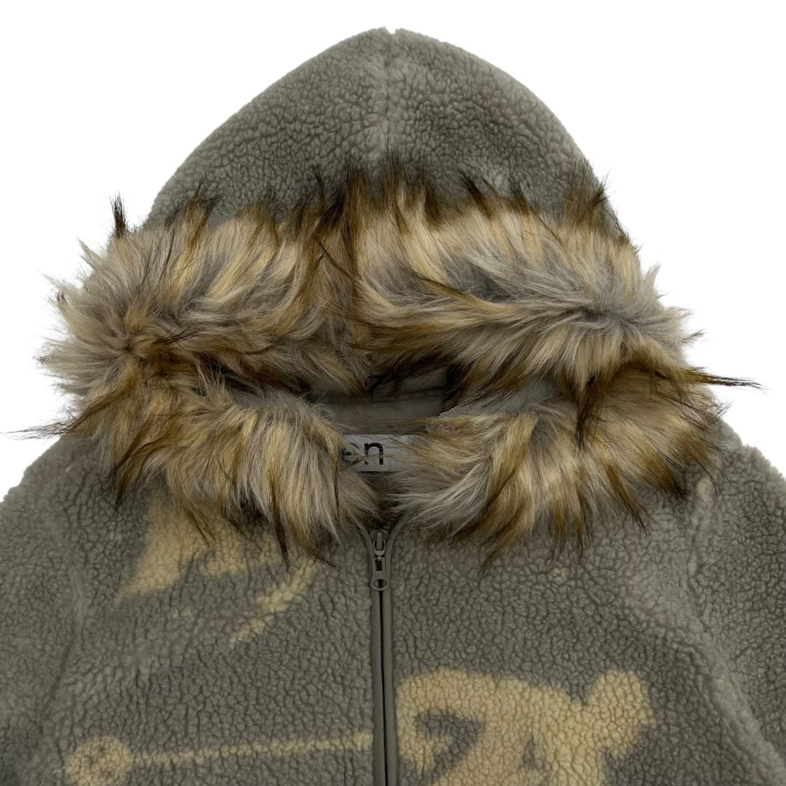 오픈와이와이 라이트카키 뽀글이 울프죠 후드집업 ( 발매가 318000원  상품이미지5