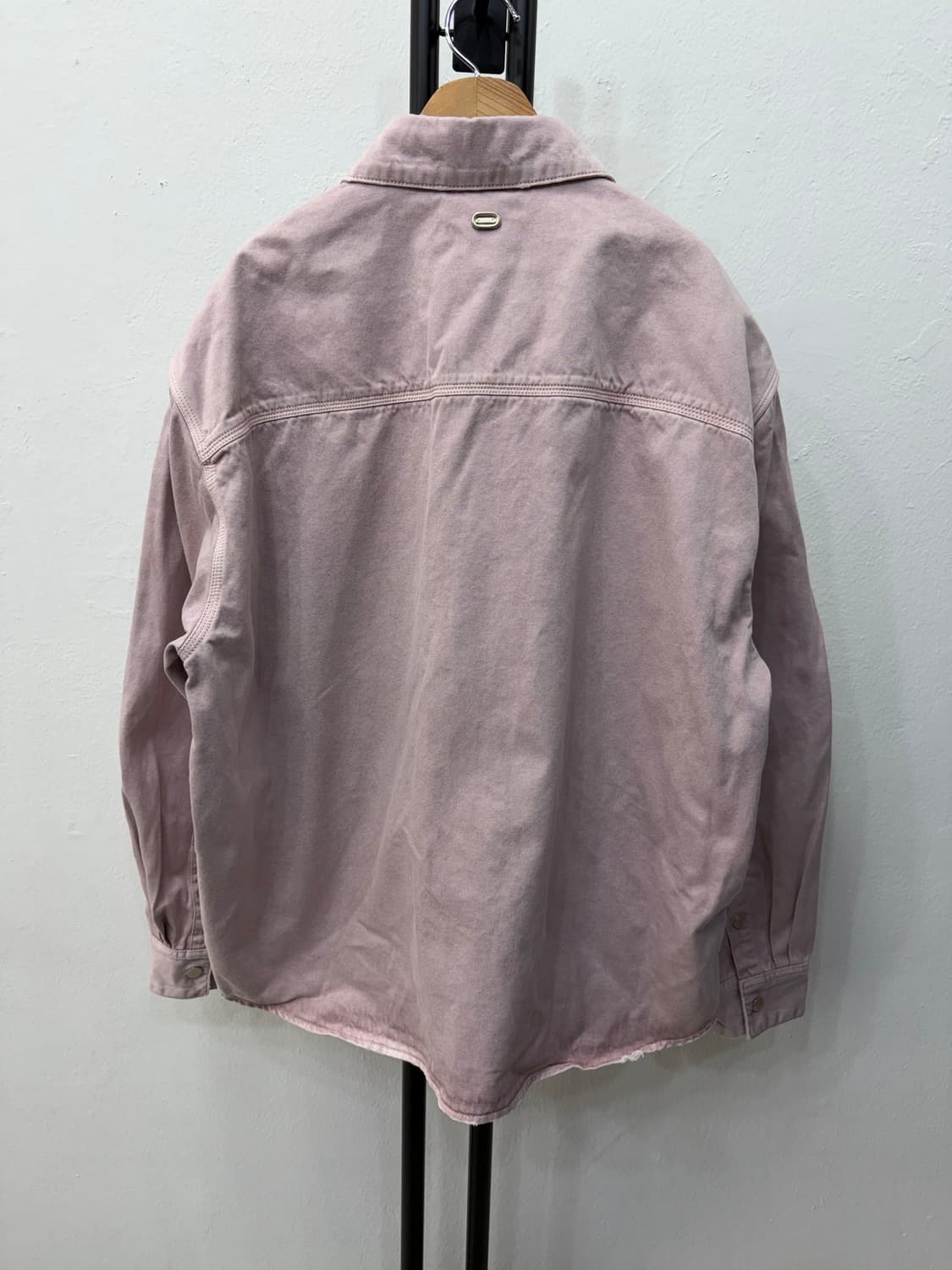 정품) 솔리드옴므 24ss 오버핏 데님 자켓 48 상품이미지5