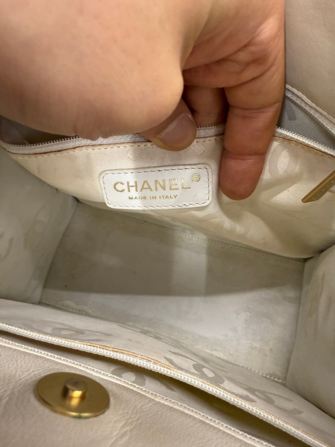 샤넬 정품 까멜리아 페이던트 빈티지 토트백 상품이미지7