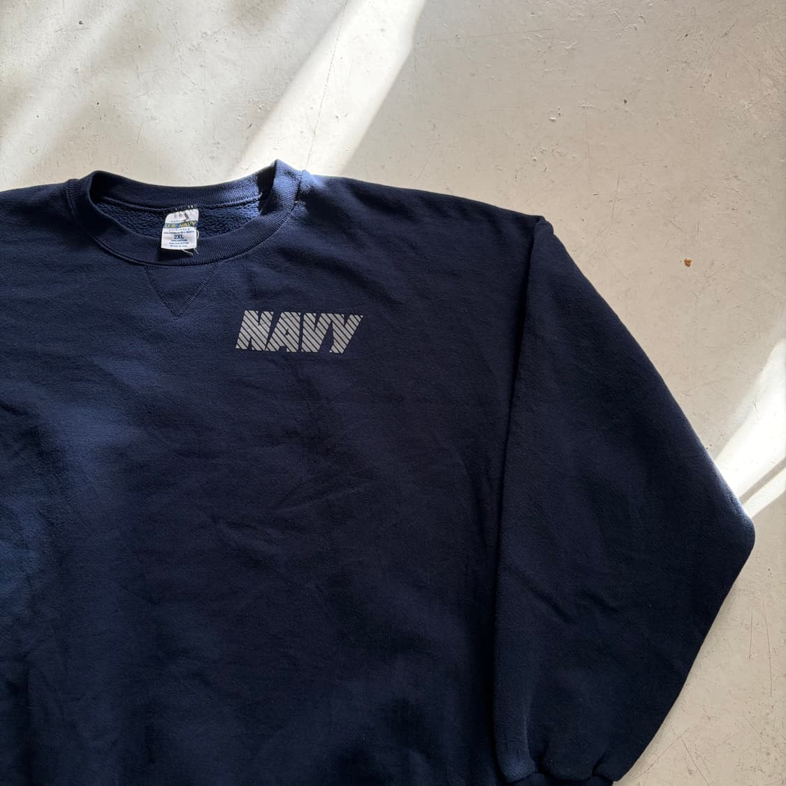 US NAVY USA OG 빈티지 스웻셔츠 2XL 상품이미지2