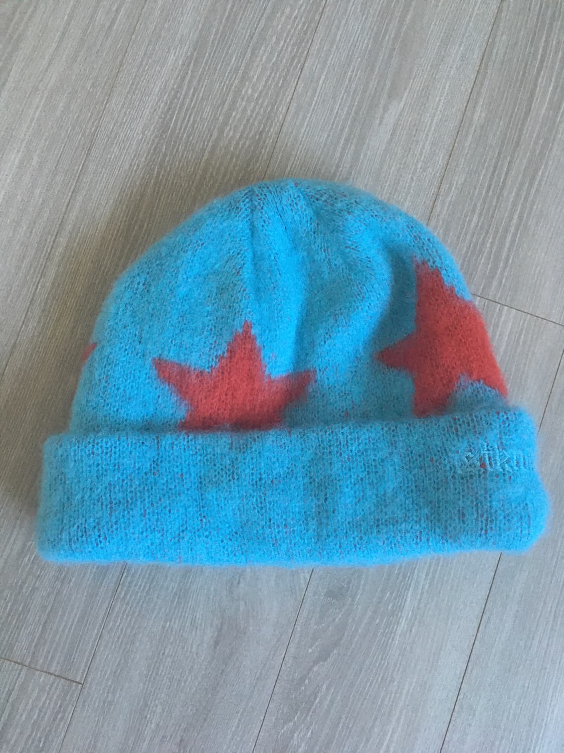 이스트쿤스트 비니 stars hairy cuff beanie mint 상품이미지2