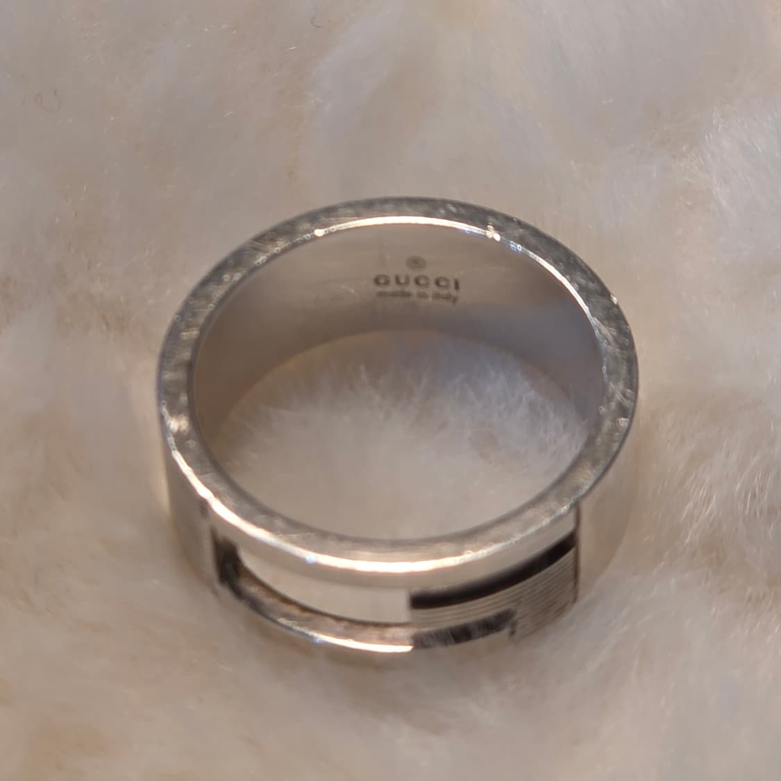 구찌 실버925 브랜디드 G 컷아웃 반지(20호) 상품이미지2