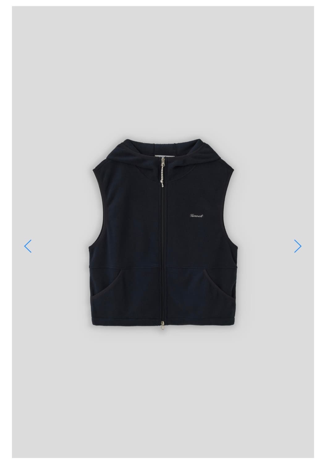 타낫 T/T Cozy fleece vest (navy) 상품이미지1