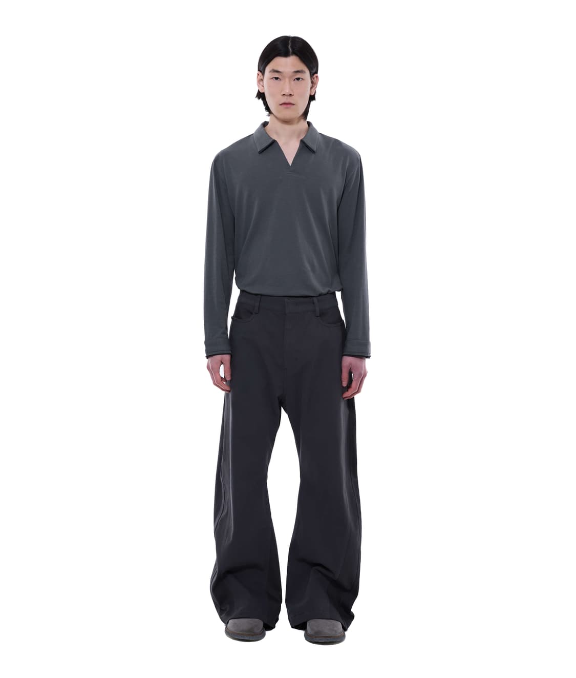 [XL] XLIM EP9 03 TROUSERS charcoal gray 상품이미지2