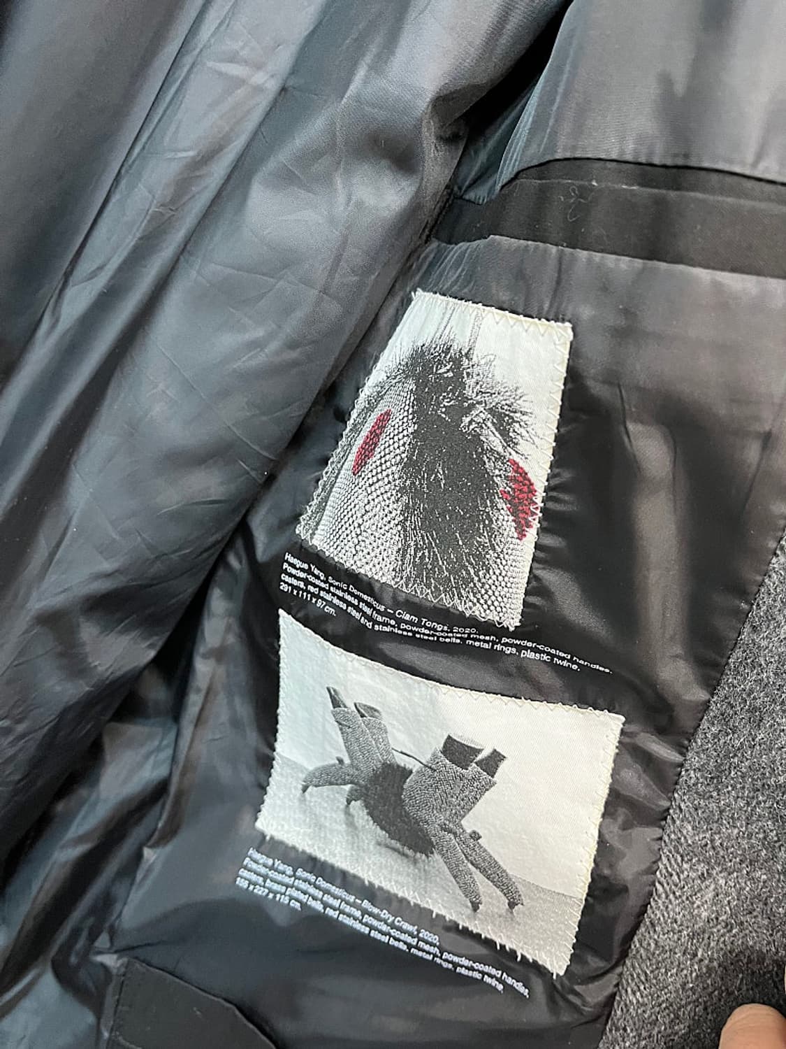 100) 커스텀멜로우 헤링본 발마칸코트  상품이미지8