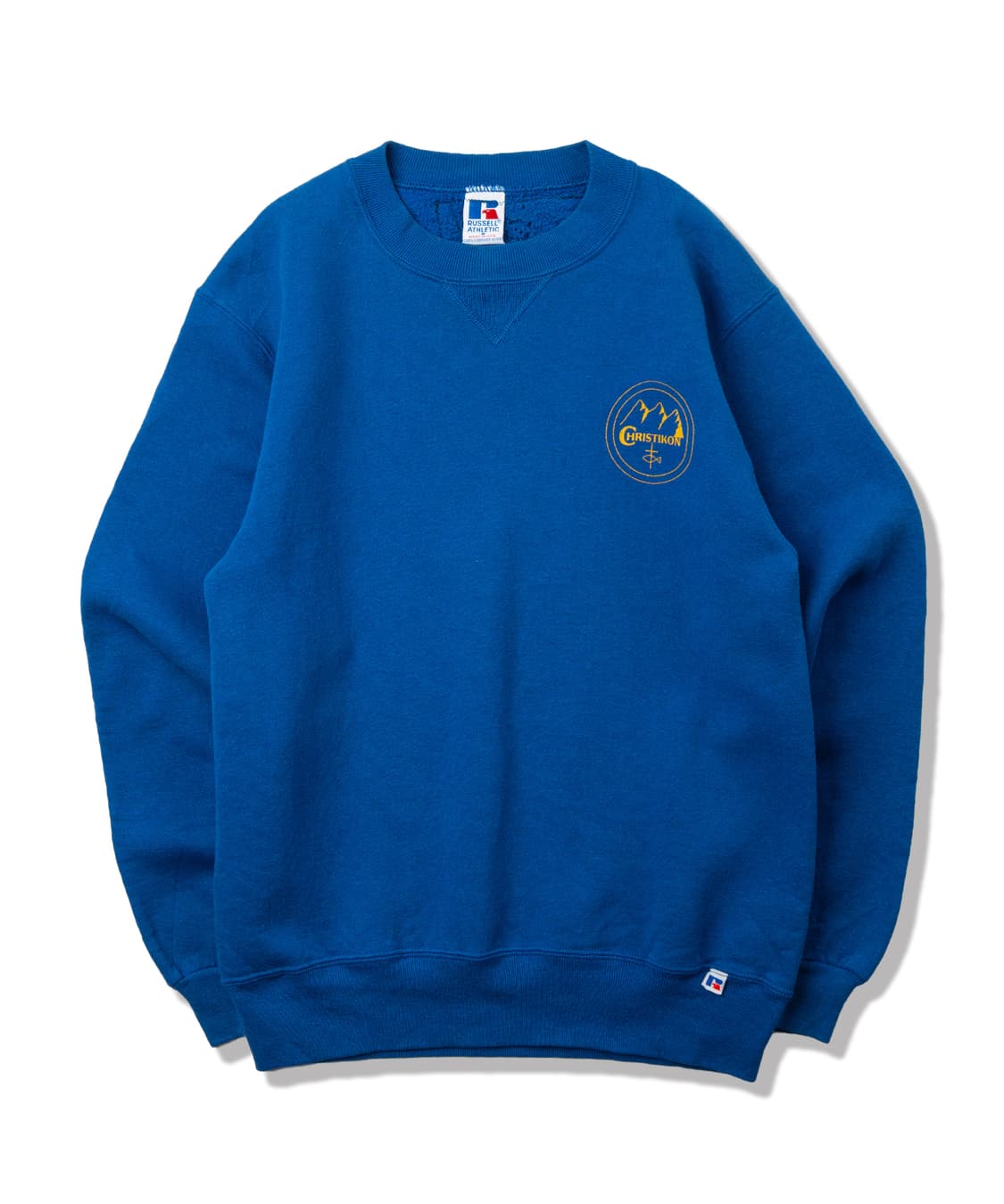 (95) 90's 러셀어슬레틱 "Christikon" V-스티치 스웻셔츠 상품이미지1